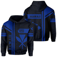 Kanaka Polynesian Hoodie Blue Morale Style Unisex Blue - Polynesian Pride