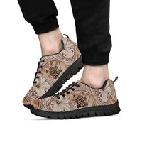 Fiji Sneakers - Hibiscus Flowers Vintage Style - Polynesian Pride