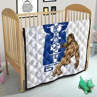 Guam Premium Quilt - Chamorro With Puntan Blue Color Blue - Polynesian Pride