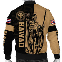 Polynesian Pride Jacket - Hawaii King Polynesian Bomber Jacket - Lawla Style Gold - Polynesian Pride