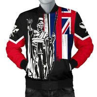 Polynesian Pride Jacket - Hawaii King Flag Men's Bomber Jacket - Polynesian Pride