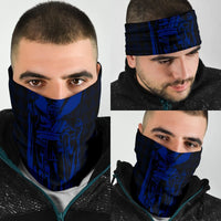 Polynesian Pride Bandana - Hawaii King Kanaka Kakau Bandana 3 - Pack - Blue - Polynesian Pride