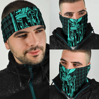 Polynesian Pride Bandana - Hawaii King Kanaka Kakau Bandana 3 - Pack - Turquoise - Polynesian Pride