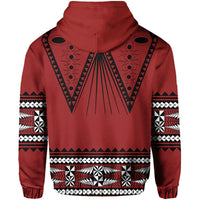 Polynesian Pride Hoodie Tonga Pattern Style Zip Hoodie - Polynesian Pride