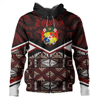 Polynesian Pride Hoodie Tonga Hoodie Tonga Ngatu Kupesi Coat of Arms Hoodie - Polynesian Pride