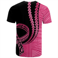 Polynesian Pride (Custom) T Shirt Pinktober Black T Shirt - Polynesian Pride