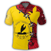 Polynesian Pride Apparel NCD Polo Shirt PNG Suture Style Unisex Red - Polynesian Pride