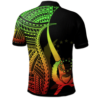 Polynesian Pride Apparel Pohnpei Polo Shirt Reggae Polynesian Tentacle Tribal Pattern - Polynesian Pride
