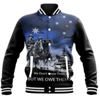 Polynesian Pride Clothing - Anzac Day Australia Light Horse Baseball Jacket - Polynesian Pride