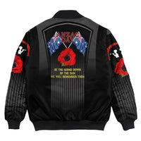 Polynesian Pride Clothing - Anzac Remembrance Day Lest We Forget Bomber Jacket - Polynesian Pride