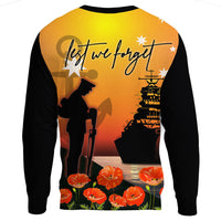 Polynesian Pride Clothing - Anzac Day Navy Soldier.Sweatshirt - Polynesian Pride