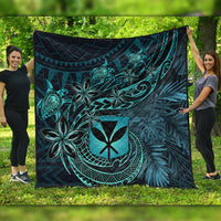 Polynesian Pride Home Set - Hawaii Kanaka Maoli Turquoise Tiare Honu Quilt LT10 - Polynesian Pride