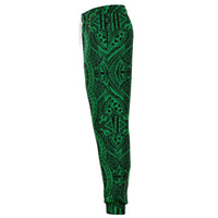 Polynesian Symmetry Green Joggers - Polynesian Pride