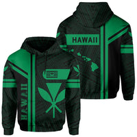 Kanaka Polynesian Hoodie Green Morale Style Unisex Green - Polynesian Pride