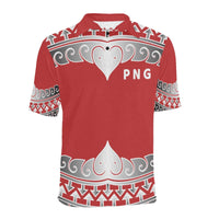 Papua New Guinea Polo Shirt Papua New Guinea Wave Style - Polynesian Pride