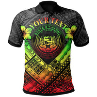 Hawaii Custom Polo Shirt Reggae Seal Polynesian Patterns Unisex Reggae - Polynesian Pride