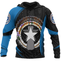 Northern Mariana Islands Hoodie Northern Mariana Islands Spirit Unisex BLACK - Polynesian Pride
