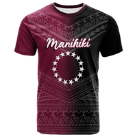Custom Manihiki Cook Islands Pride T Shirt LT12 Unisex Black - Polynesian Pride