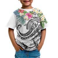 Guam Polynesian T Shirt Summer Plumeria (White) - Polynesian Pride