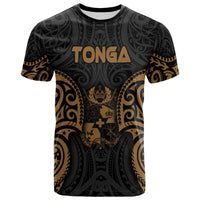 Tonga Polynesian T Shirt Tongan Spirit Gold Unisex Gold - Polynesian Pride