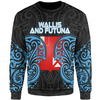 Wallis and Futuna Polynesian Sweater - Spirit Style Blue Unisex Blue - Polynesian Pride