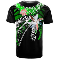 Chuuk Custom T Shirt Fanciful Forest Green Color - Polynesian Pride