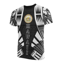 Hawaii T Shirt Hawaii Seal Polynesian Tattoo Style Unisex Black - Polynesian Pride
