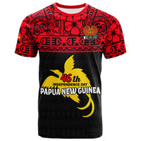 Custom Papua New Guinea Independence Day T Shirt LT12 Unisex Red - Polynesian Pride