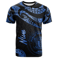 Niue Polynesian Polynesian T Shirt Poly Tattoo Blue Version Unisex Blue - Polynesian Pride