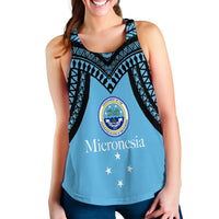 Federated States of Micronesia Women Tank Top - Micronesia Pattern - LT12 - Polynesian Pride