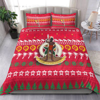 Vanuatu Christmas Bedding Set - Ugly Christmas - LT12 Red - Polynesian Pride