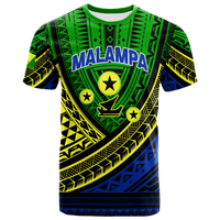 Custom Vanuatu Malampa Province Tribal Pattern T Shirt LT12 Unisex Green - Polynesian Pride