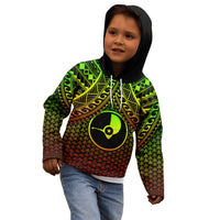 Polynesian Yap Custom Hoodie Reggae Vintage Polynesian Patterns - Polynesian Pride