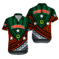 Custom Matching Hawaiian Shirt and Dress Vanuatu Penama Province Tribal Pattern LT12 - Polynesian Pride