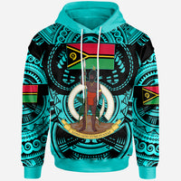 Vanuatu Hoodie Vanuatu Polynesian Culture Pride Turquoise Hoodie LT10 Turquoise - Polynesian Pride