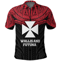 Wallis and Futuna Pride Polo Shirt LT12 Unisex Red - Polynesian Pride