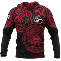 American Samoa Hoodie National Pride (Red) Unisex RED - Polynesian Pride