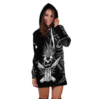 (Custom Personalised) Hawaii Ikaika Warrior Hoodie Dress - LT2 - Polynesian Pride