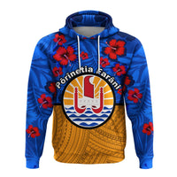 Custom French Polynesia Hibiscus Flowers Hoodie LT20 Unisex Green - Polynesian Pride