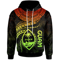 Guam Polynesian Hoodie Guam Waves (Reggae) Unisex Reggae - Polynesian Pride