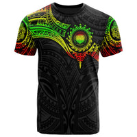 CNMI Polynesian T Shirt Full Color Heart Shield - Polynesian Pride