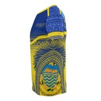 Tuvalu T Shirt Tuvaluan Flag Coat of Arms Coconut Leaves - Polynesian Pride