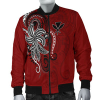 Hawaii Kanaka Maoli Men's Bomber Jacket - Abstract Style - Polynesian Pride