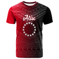 Custom Atiu Cook Islands Pride T Shirt LT12 Unisex Black - Polynesian Pride