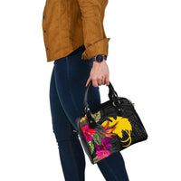Papua New Guinea Shoulder Handbag - Hibiscus Polynesian Pattern - Polynesian Pride