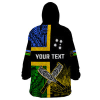 (Custom Personalised) Australian South Sea Islanders Flag Style Wearable Blanket Hoodie LT14 - Polynesian Pride