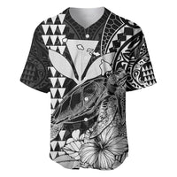 Kakau Polynesian Tribal Hawaiian Turtle with Kanaka Maoli Black Baseball Jersey LT9 - Polynesian Pride