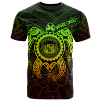 Hawaii Polynesian Custom T Shirt Vintage Polynesian Turtle (Reggae) Unisex Art - Polynesian Pride