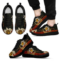 Turtle Polynesian Sneakers Men's Sneakers Black - Polynesian Pride