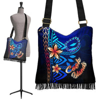 Cook Islands Boho Bag - Vintage Tribal Mountain - Polynesian Pride